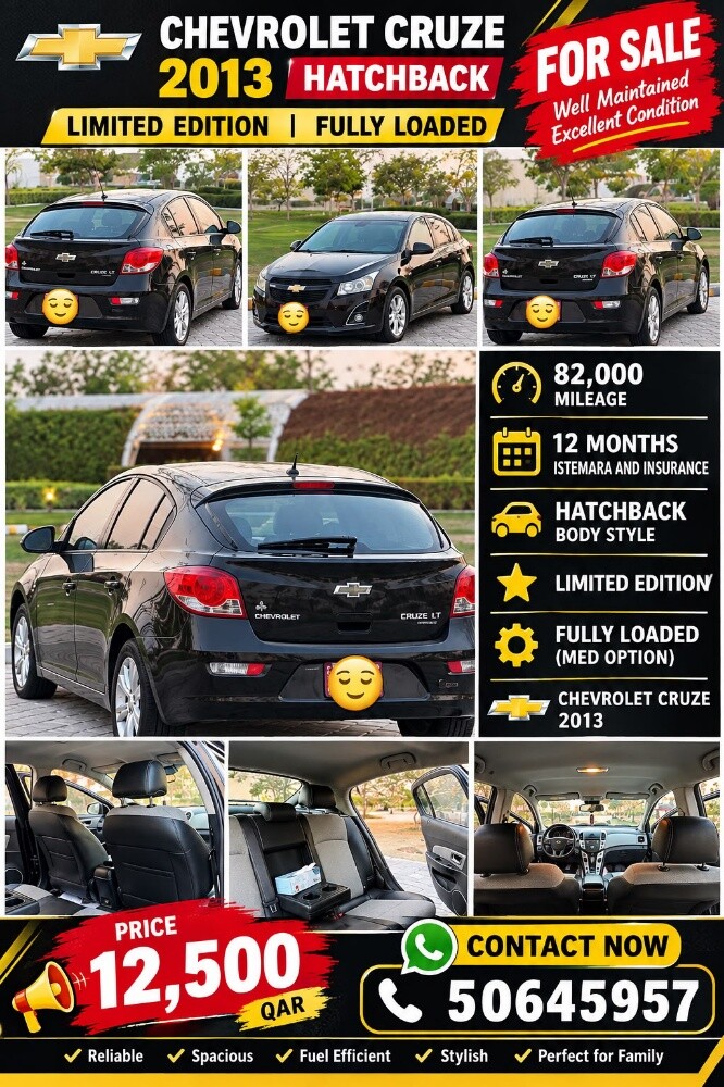 Chevrolet cruze hatchback 2013 - 1