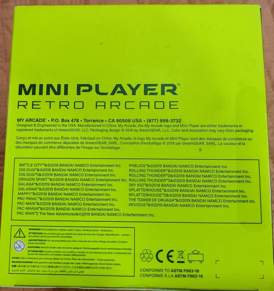 My Arcade Namco Museum Mini Player - 2