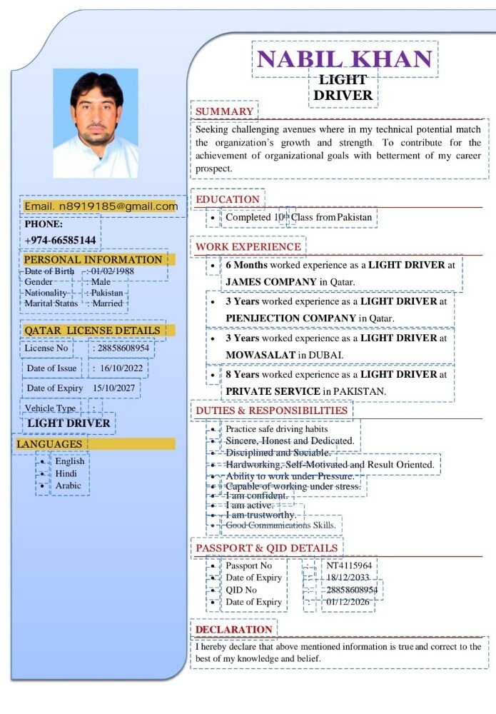 لدي رخصة قيادة يدوية خفيفة. - 1