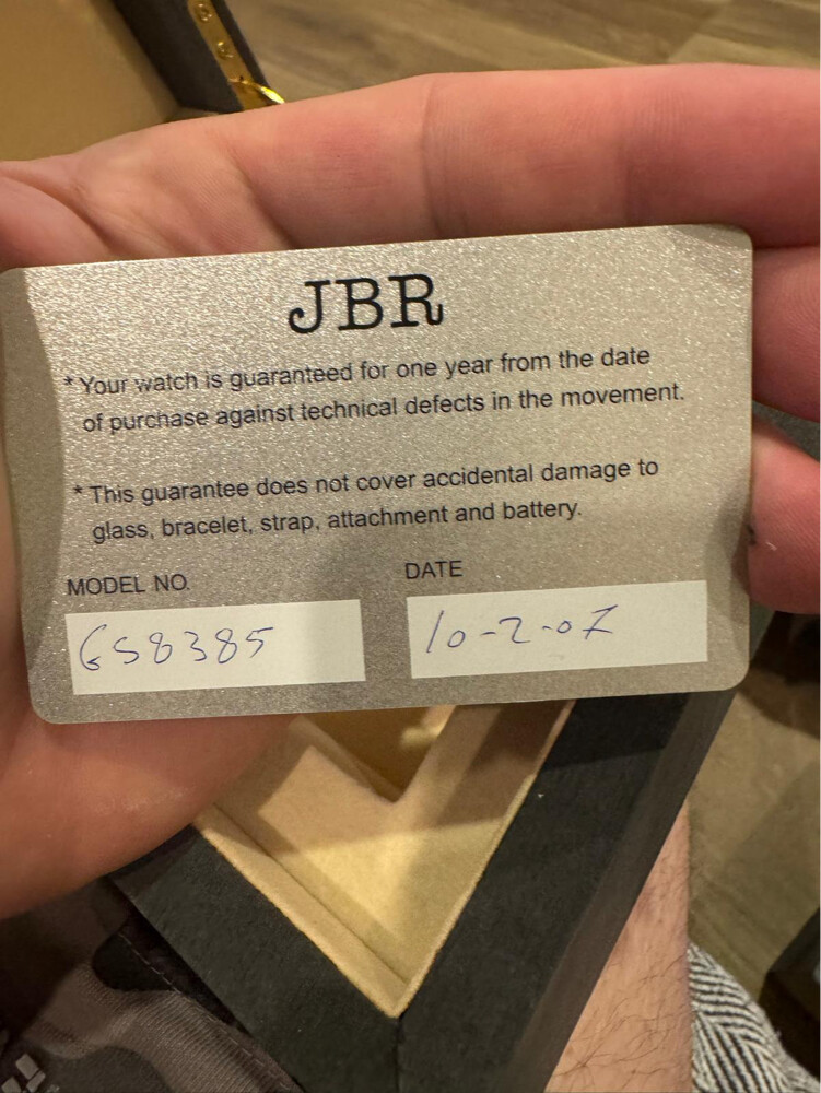 JBR Swiss Made Chronograph - 2