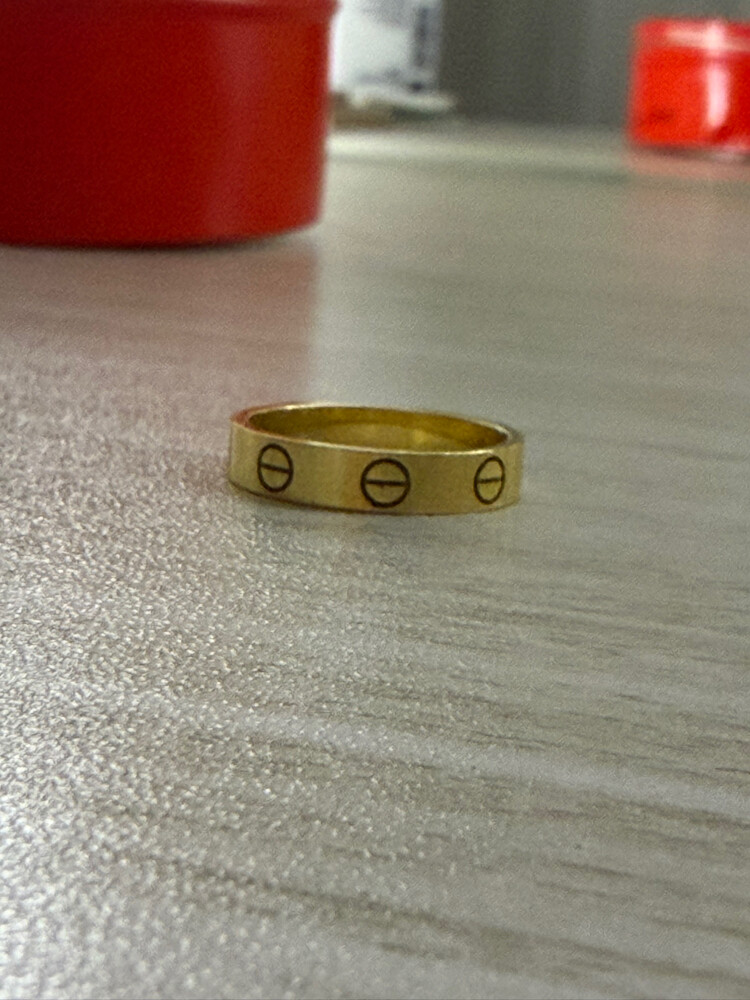 Authentic Cartier Love Ring - 1