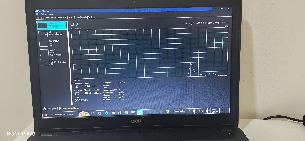 dell core i3 7gen latitude 3580 - 5