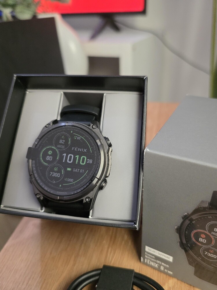 Garmin Fenix 8 solar Sapphire 47mm - 1