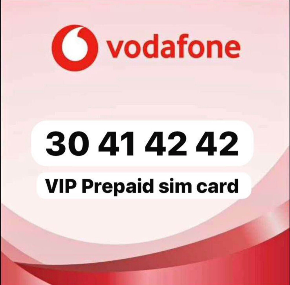 Vodafone VIP Prepaid SIM Card New - 1