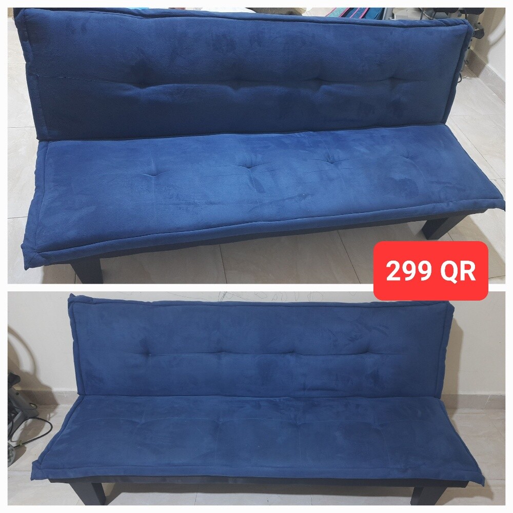 SOFA CUM BED, 3 SEATER SOFA+PILLOWS - 2