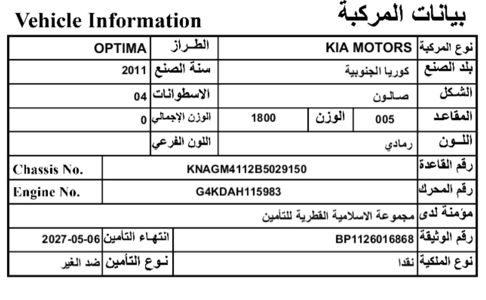 للبيع كيا اوبتيما 2011 - 4