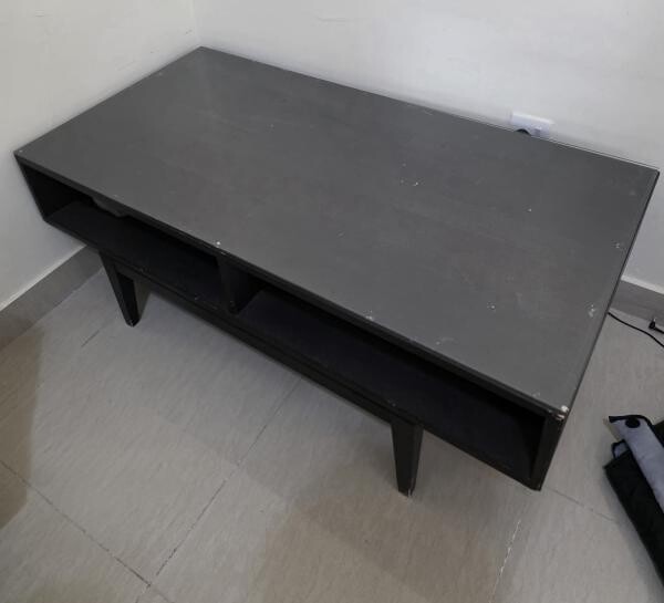 Small Black Wooden Table IKEA - 1