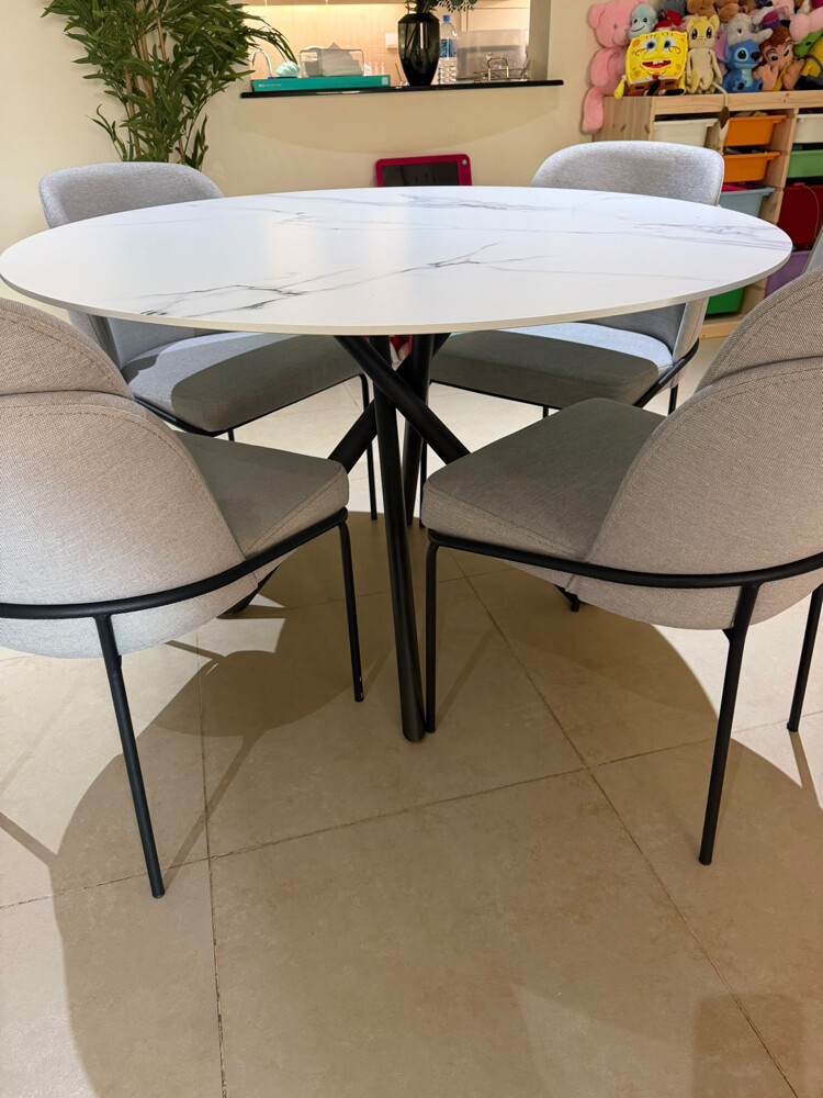 dining set with 4 chairs - 1