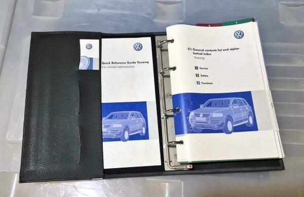 VW Touareg Plugs+Filters+Manuals - 2
