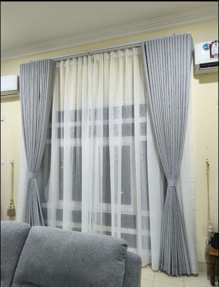curtain sofa make walapaper carpet - 5