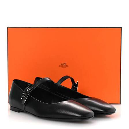 Hermès Jane Ballet Flats in black C - 3