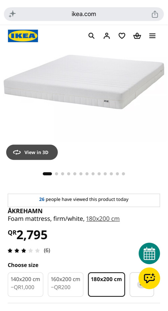 IKEA Mattress 180*200cm For Sale - 2
