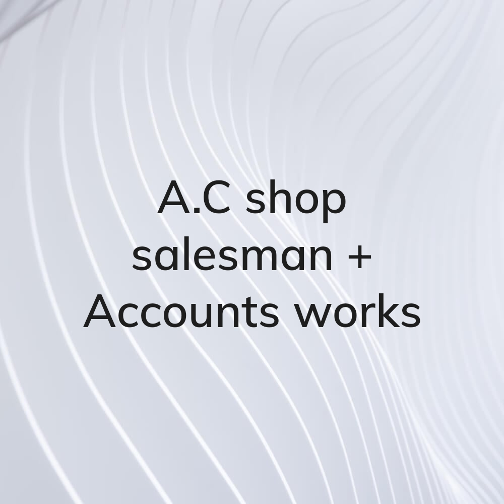 accounts + shop salesman - 1