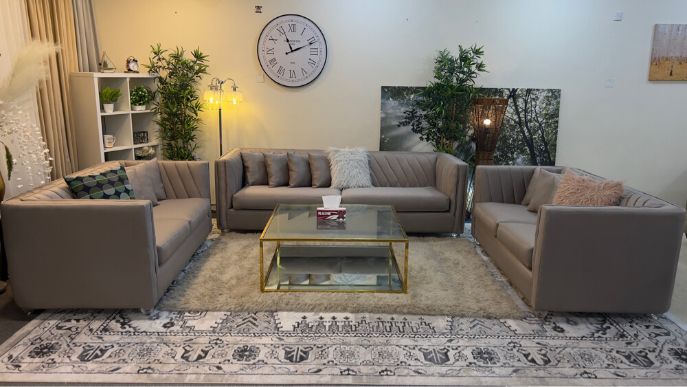 Home centre 7 seater 3+2+2 sofa set - 6