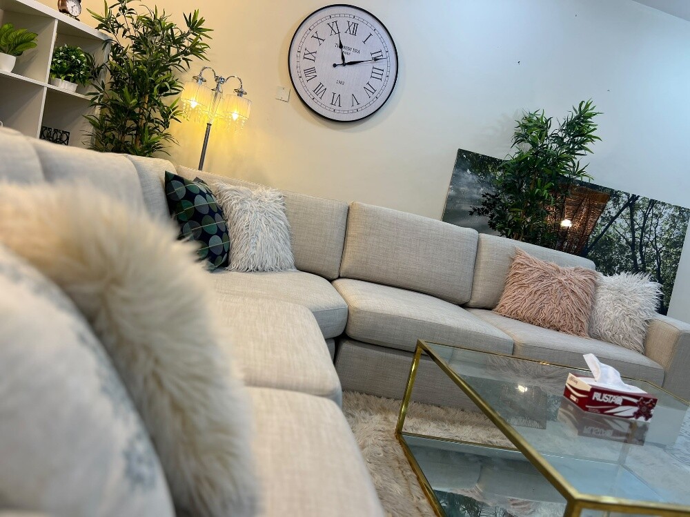 Home centre brand corner sofa - 4