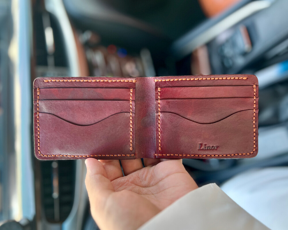 100% Geniune Leather Handmade Walle - 1