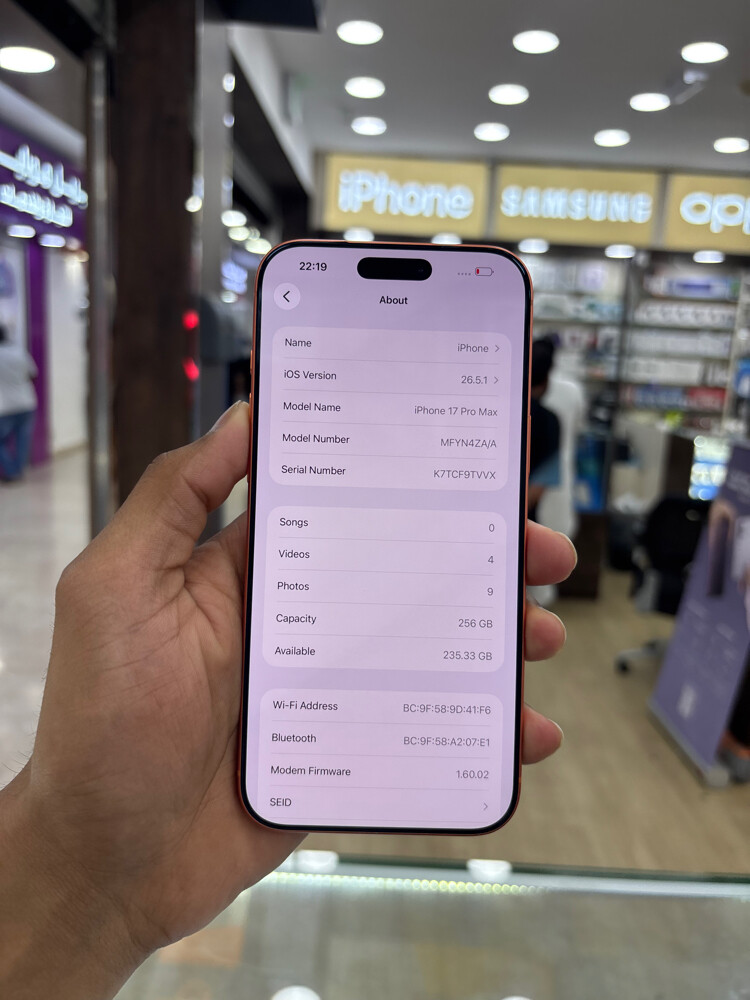 IPHONE 17 PRO MAX 256GB - 5