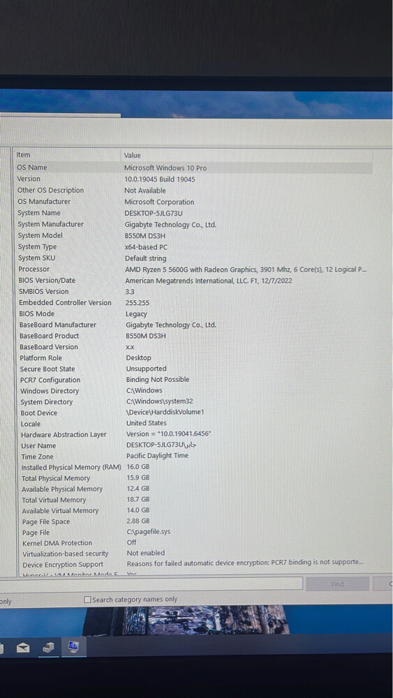 full setup, i5-12gen, - 7