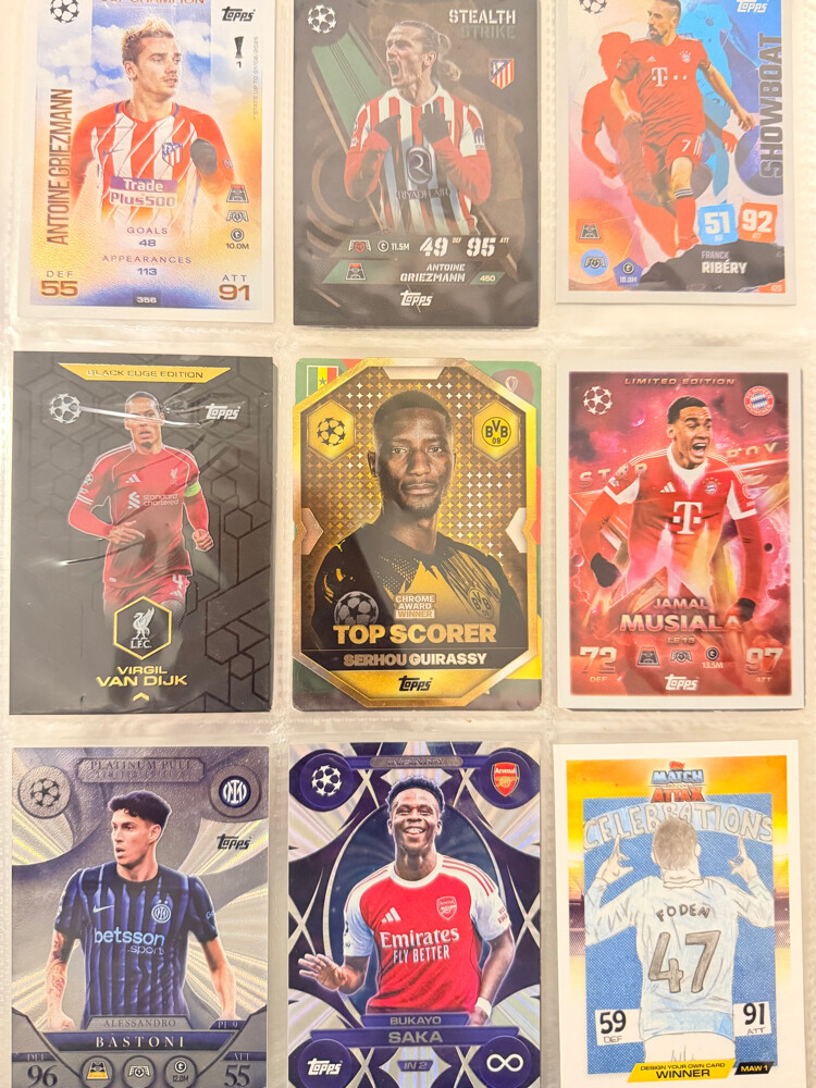 Tops match attax football cards - 2