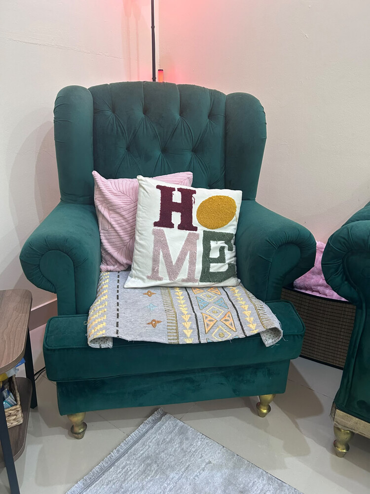 L shape sofa with two chairs - 5