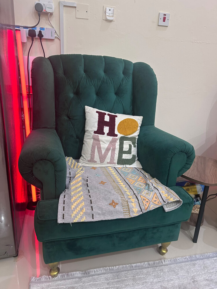 L shape sofa with two chairs - 4