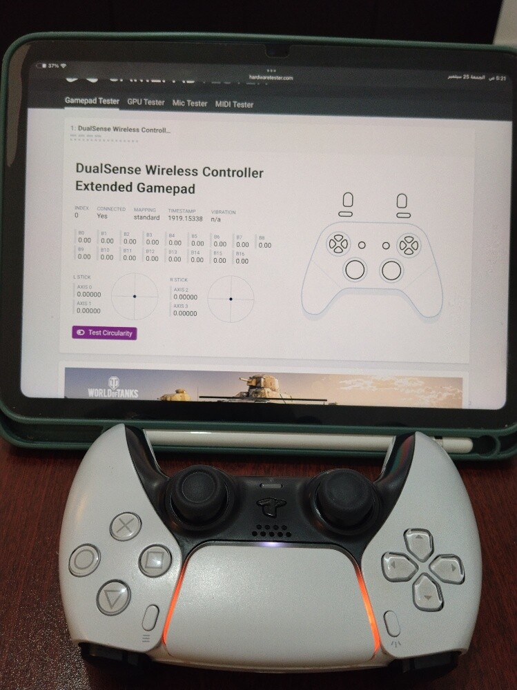 White PS5 Controller for Sale - 3