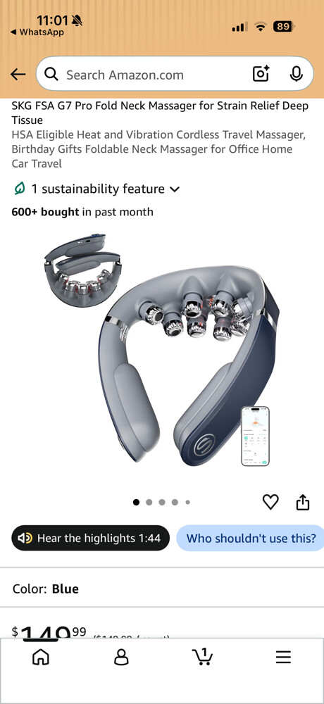skg neck massager - 3