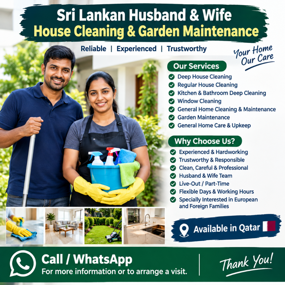 HOUSE CLEANING & GARDEN MAINTENANCE - 1