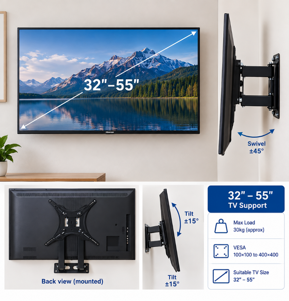 Tv Wall Mount 32"-55" - 3