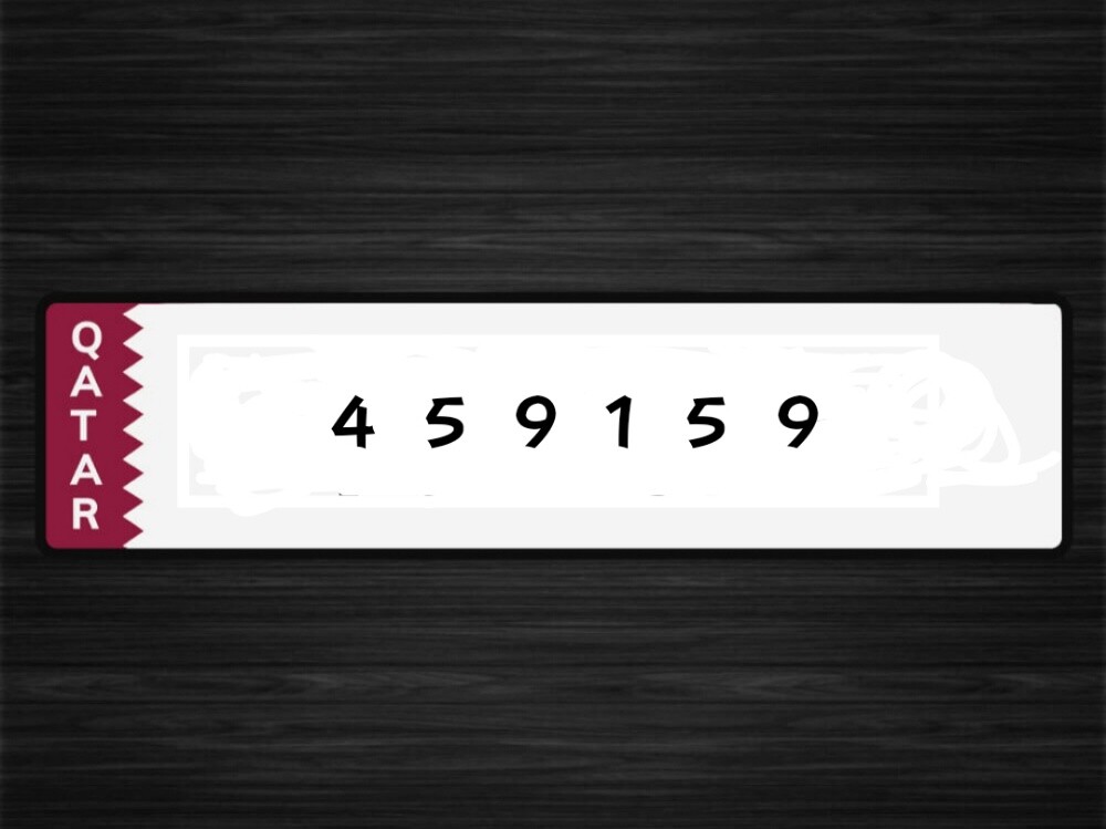 number plate - 2