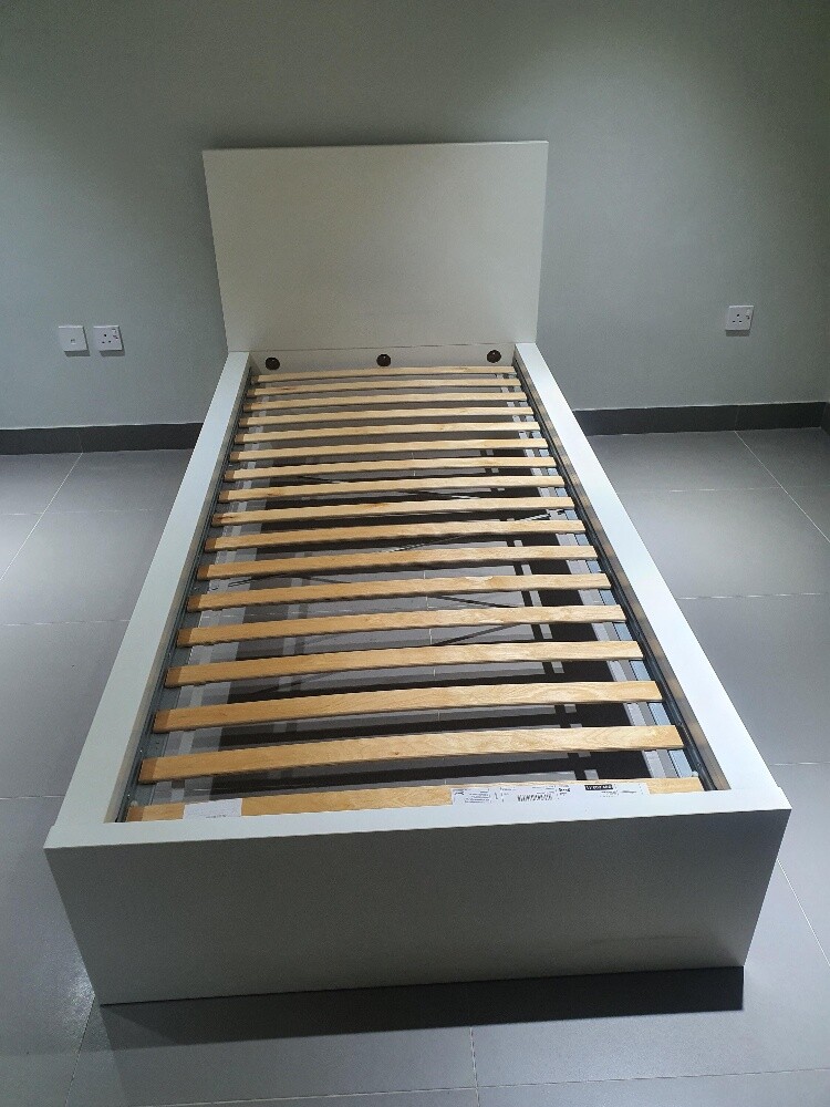 IKEA MALM Single Bed Frame (White) - 2