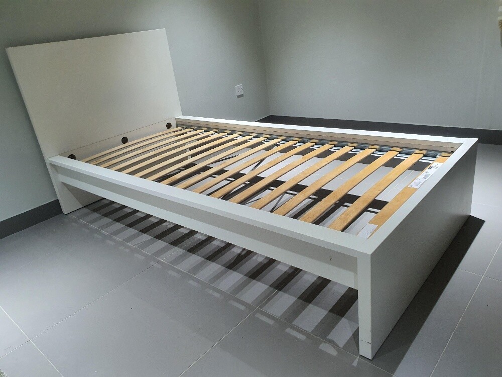 IKEA MALM Single Bed Frame (White) - 3