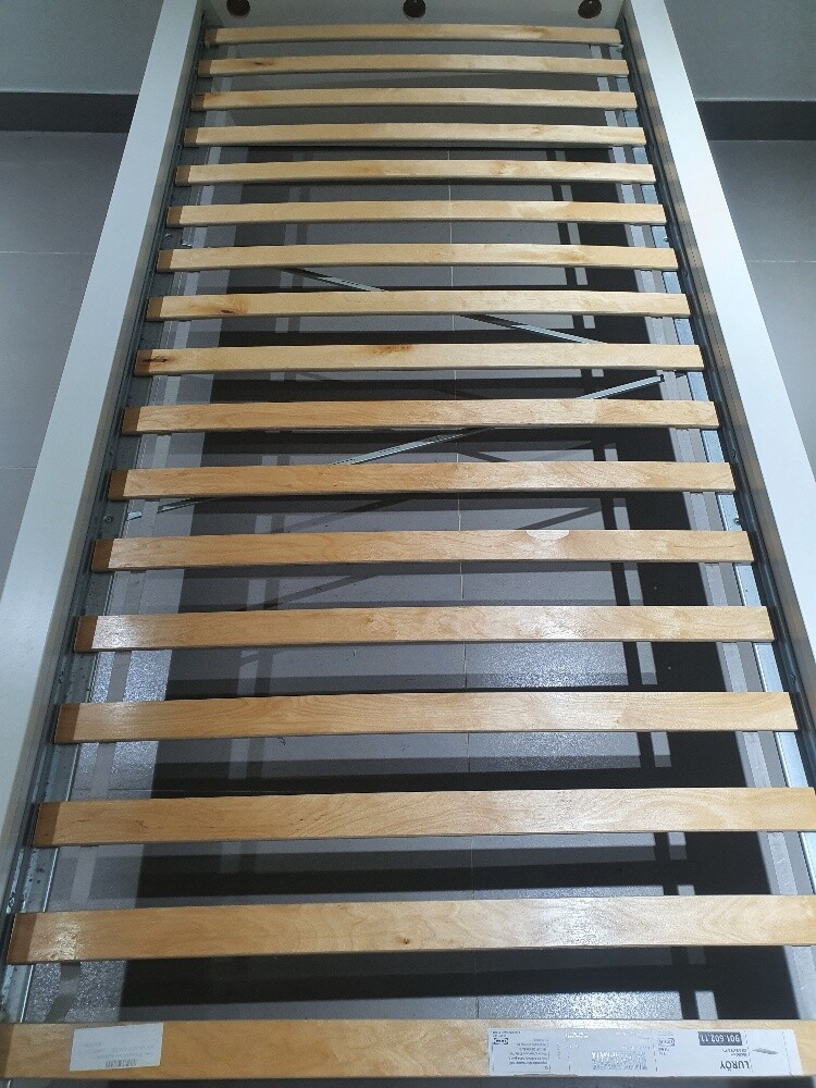 IKEA MALM Single Bed Frame (White) - 5