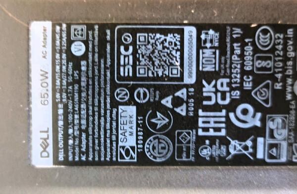 Dell Type-C Original Charger 65W - 4