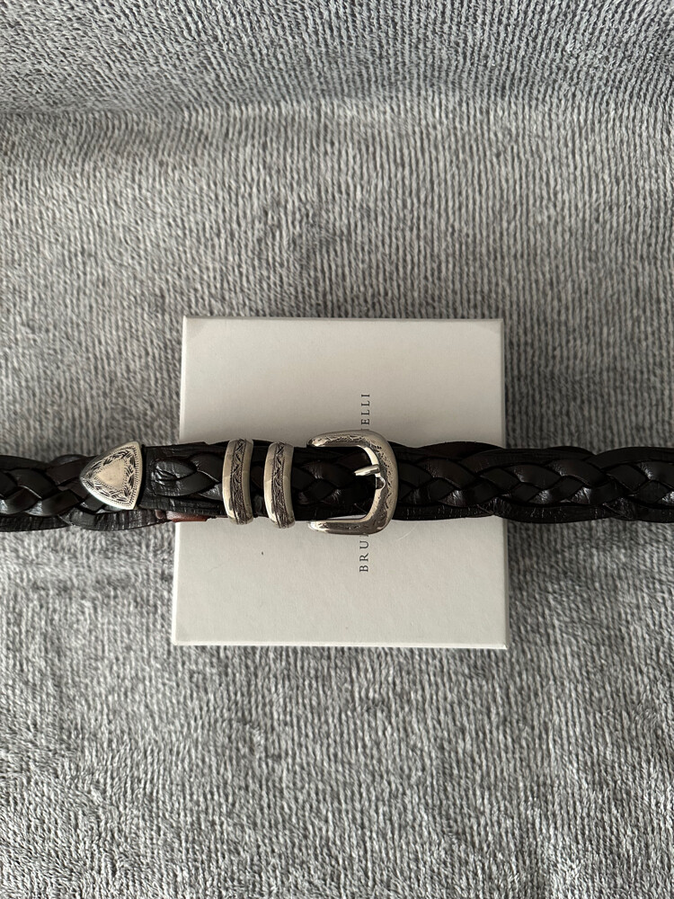 Brunello Cucinelli calfskin belt - 2
