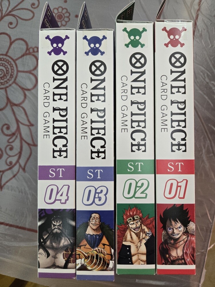 One Piece TCG Starter Decks 1-4 SET - 4