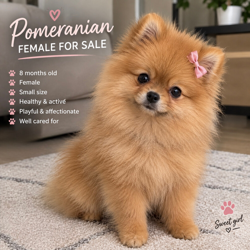Small & adorable Pomeranian girl - 1