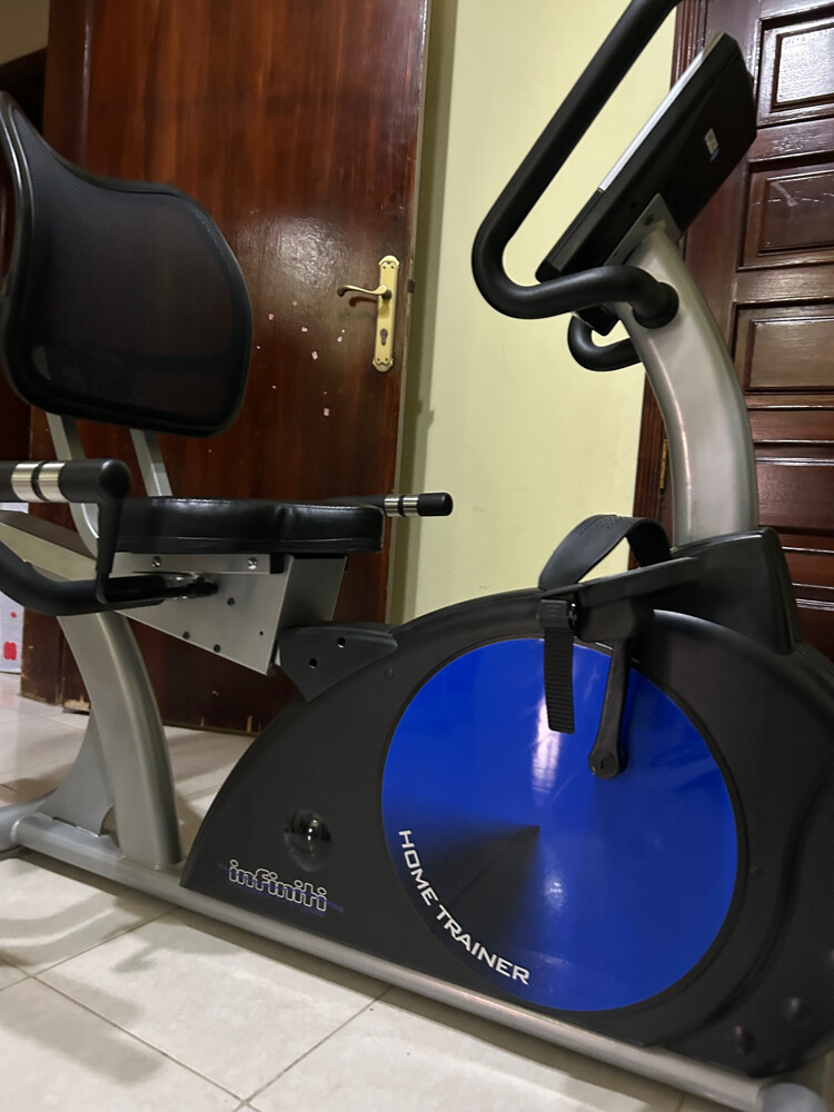 training bicycle for exercise.  - 1
