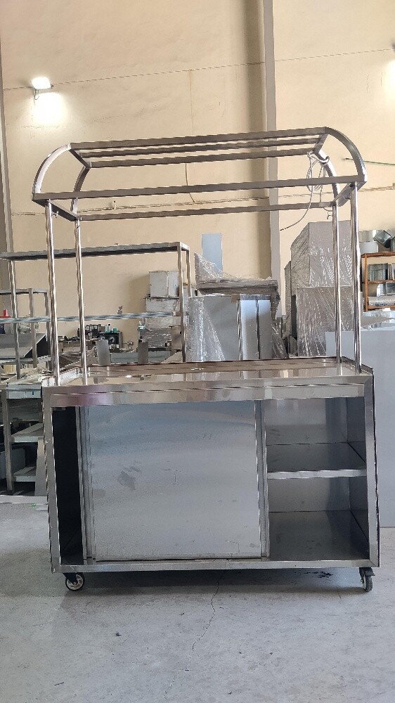 Flour bin, grill, stand - 2