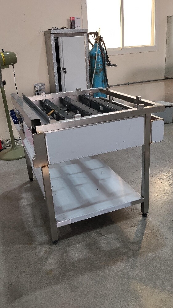 Flour bin, grill, stand - 4