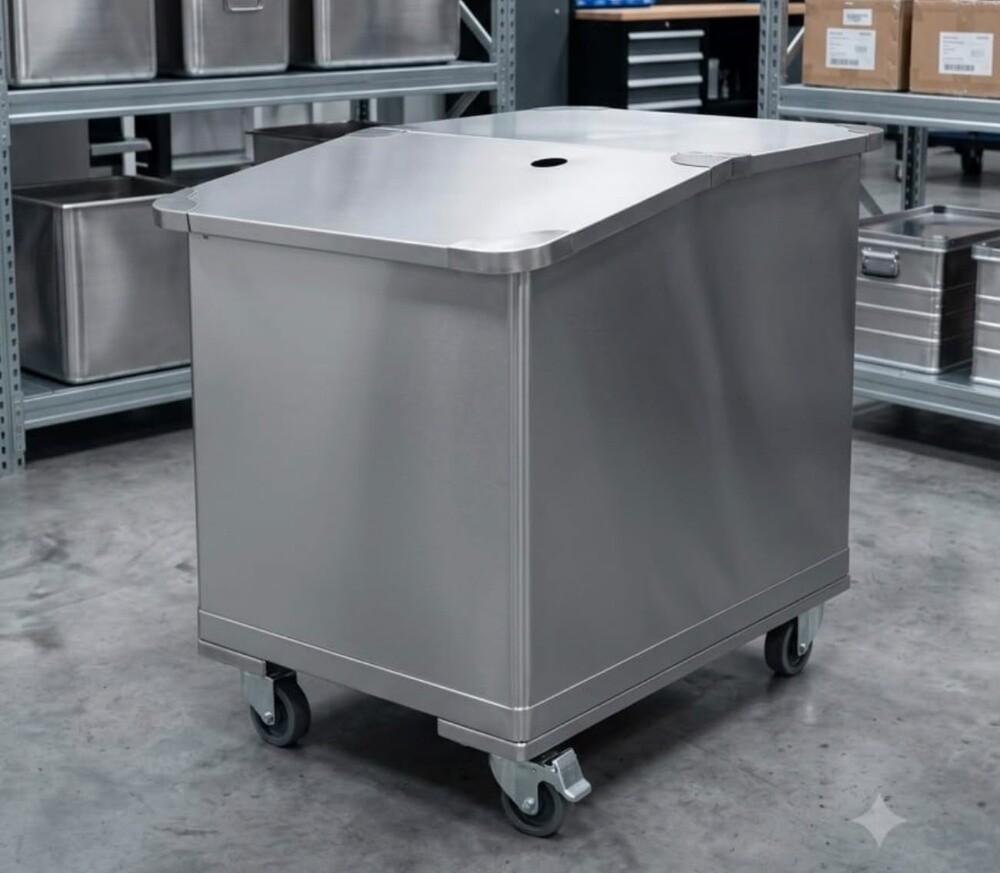Flour bin, grill, stand - 1