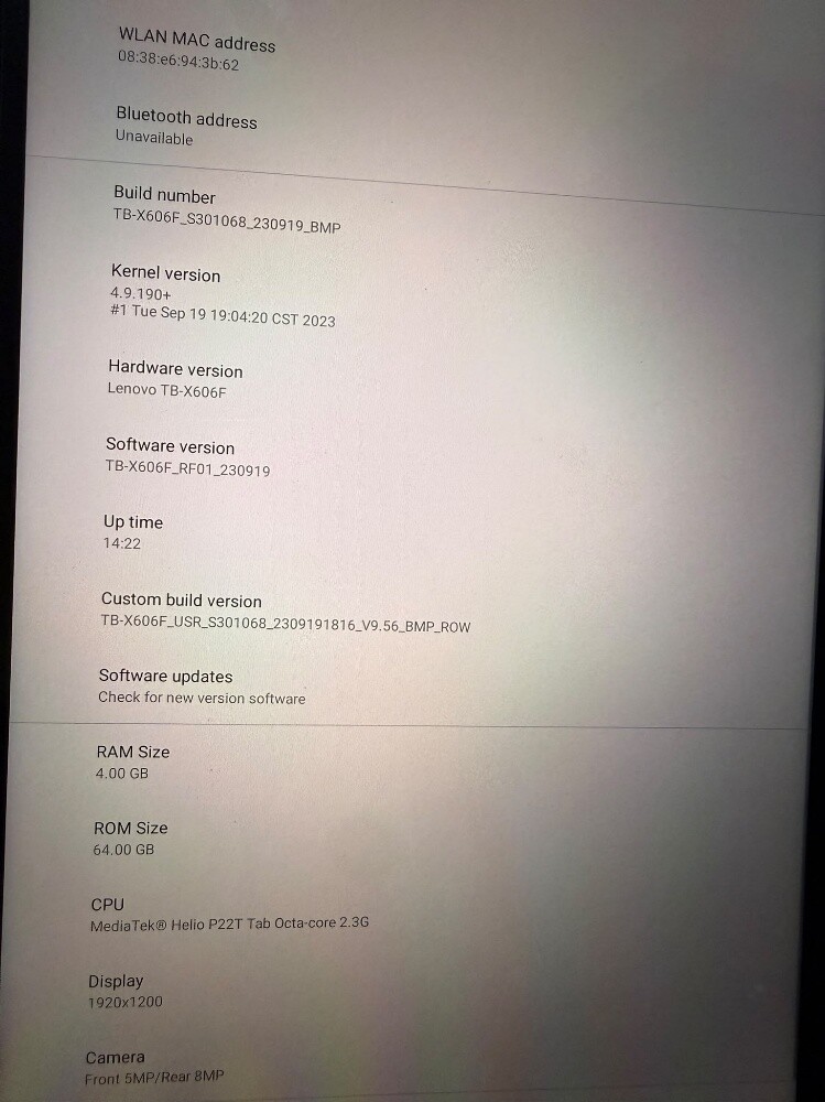 lenovo m10 fhd plus tb 606 tablet - 5