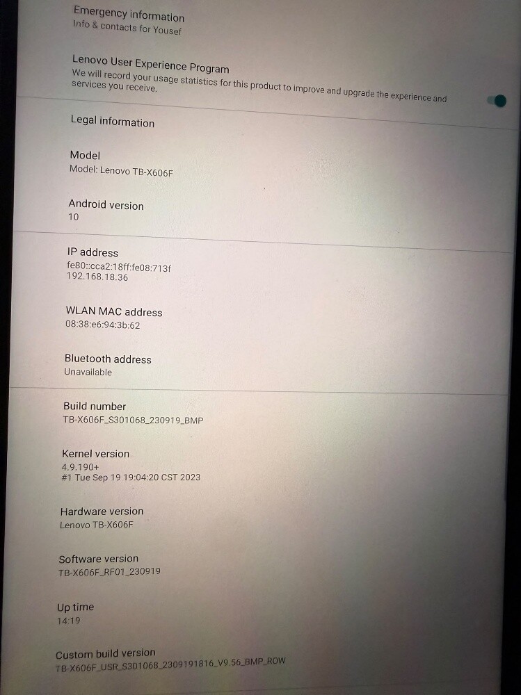 lenovo m10 fhd plus tb 606 tablet - 4
