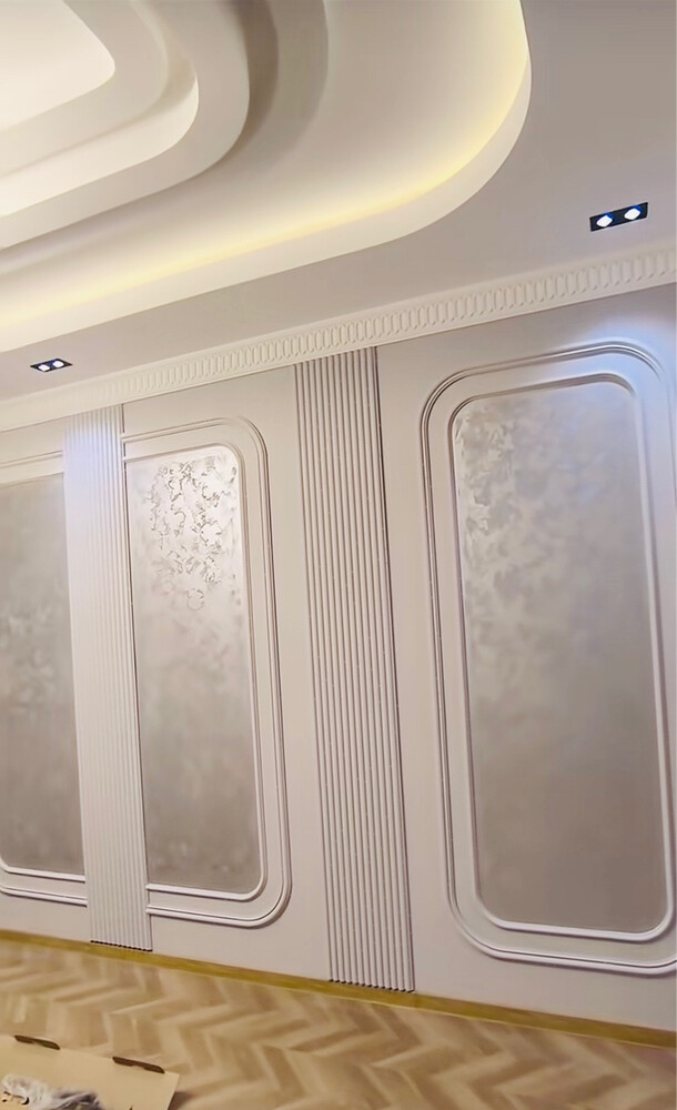 Decoration of dyes and gypsum - 16