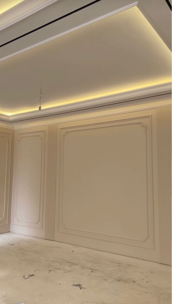 Decoration of dyes and gypsum - 13