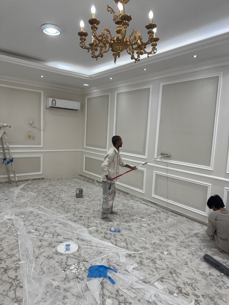 Decoration of dyes and gypsum - 24