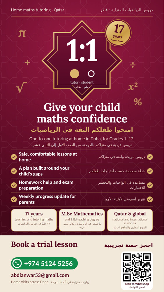 A Qualified Mathematics Tutor - 2