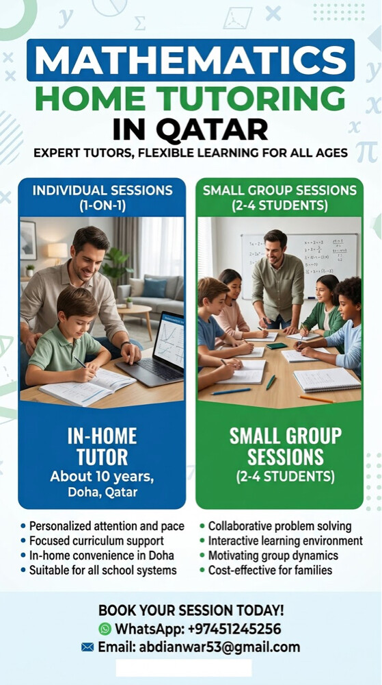 A Qualified Mathematics Tutor - 4
