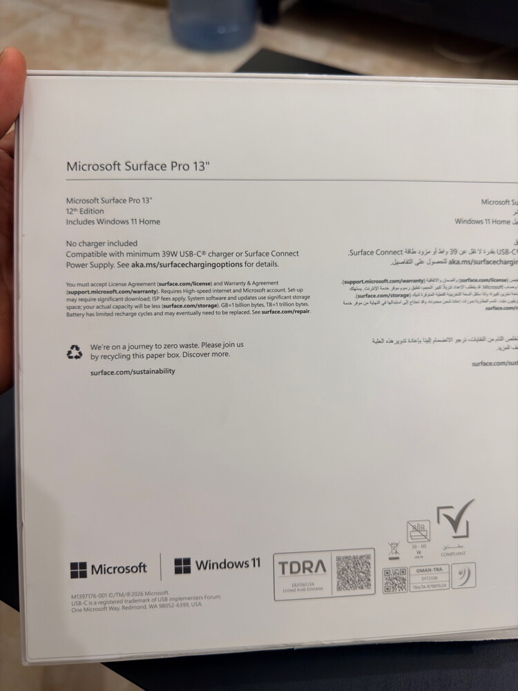 Surface Pro 12th edition 32GB 1TB - 3