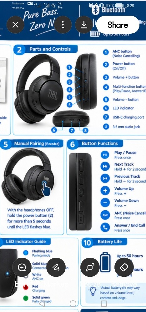 JBL TN760 Headphones - 5